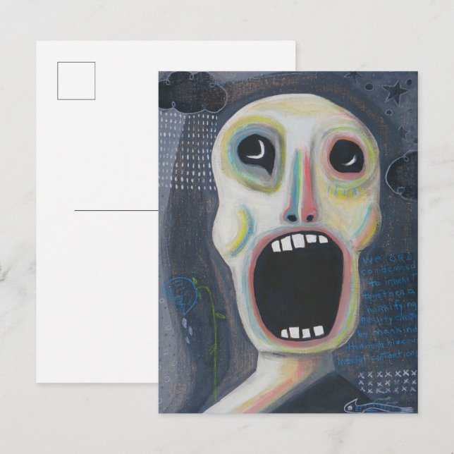 Postal Es un grito (Anverso / Reverso)