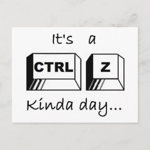 Postal Es un poco un día Ctrl-z