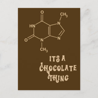 Postal Es una carta divertida de chocolate