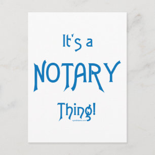 Postal Es una cosa notarial