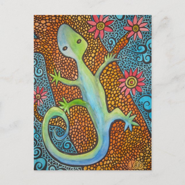 Postal Es una selva hacia fuera allí (Anverso)