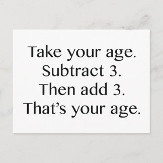 Postal Esa es tu edad