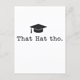 Postal Esa Gorra, pero divertida familia de amigos gradua