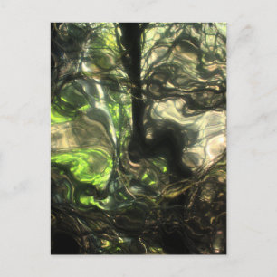 Postal Esa misma noche en la habitación de Max un bosque 