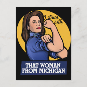 Postal Esa mujer de Michigan Gretchen Whitmer