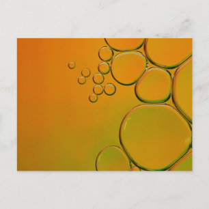 Postal esas burbujas naranjas