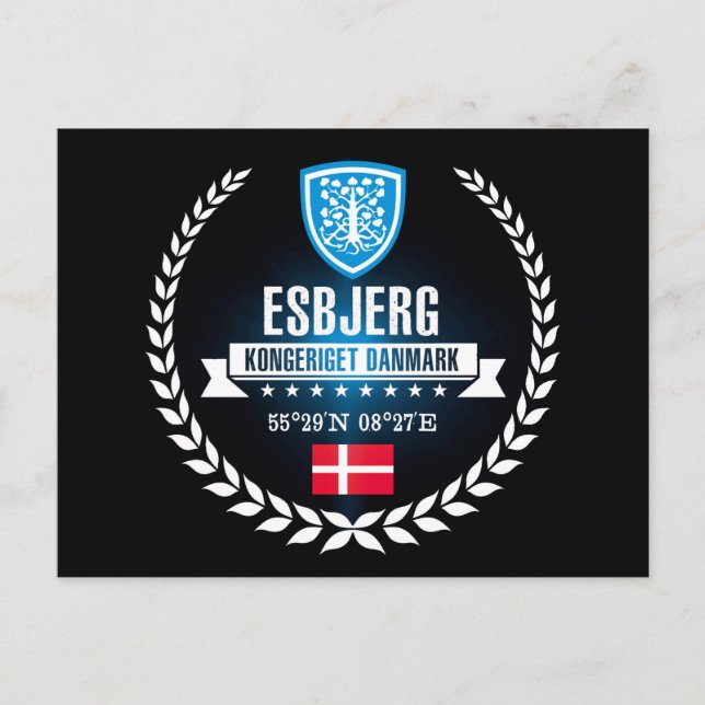 Postal Esbjerg (Anverso)