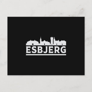 Postal Esbjerg Dinamarca City Skyline Cityscape Funny Gif