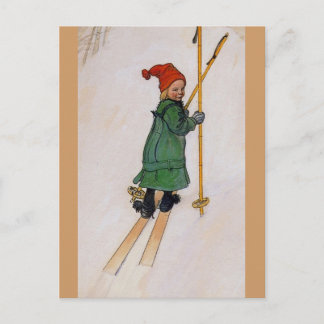 Postal Esbjorn en Skis 1905