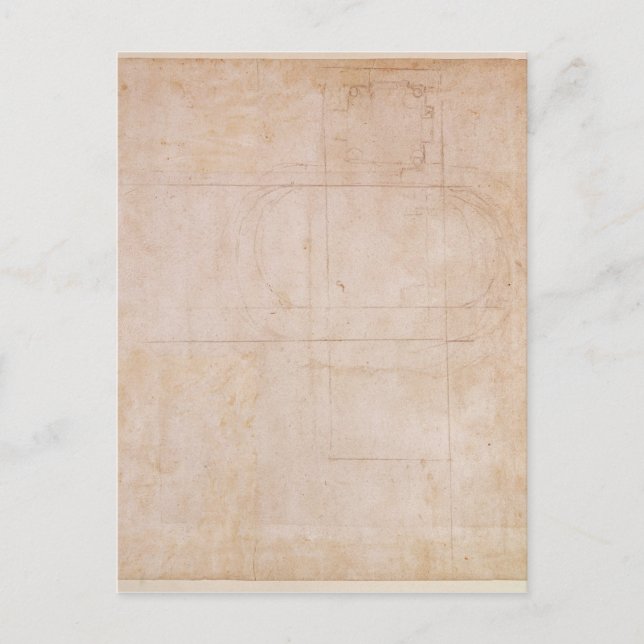 Postal Esbozo arquitectónico (Anverso)