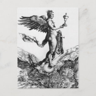 Postal Esbozo de Albrecht Durer