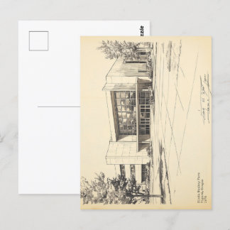 Postal Esbozo de cosecha de monos hindúes