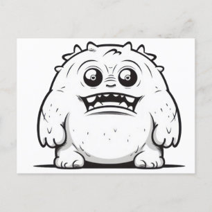 Postal Esbozo de esquema monocasco pequeño