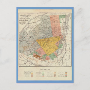 Postal Esbozo de la encuesta de Adirondack - Mapa de Verp