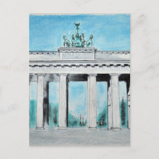 Postal Esbozo de la puerta de Brandenburgo
