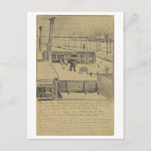 Postal Esbozo de letra Van Gogh 330