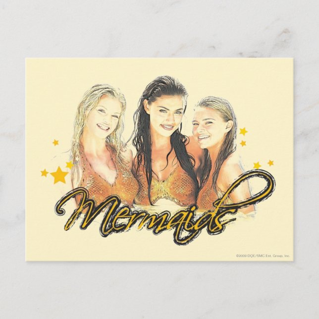 Postal Esbozo de Mermaid (Anverso)