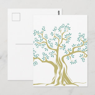 Postal Esbozo de olivo