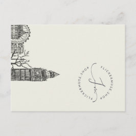 Postal Esbozo de tono mousse de mocha de Flickermuse