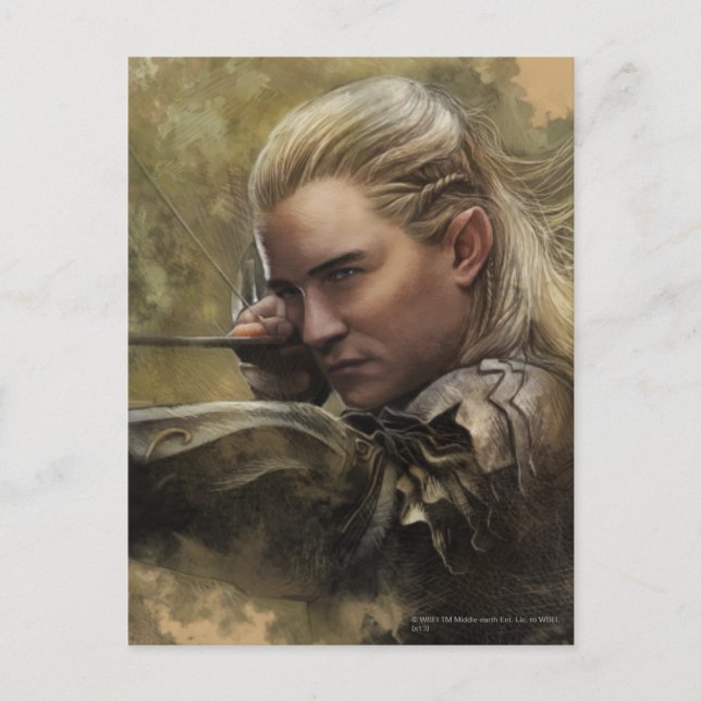 Postal Esbozo LEGOLAS GREENLEAF™ (Anverso)