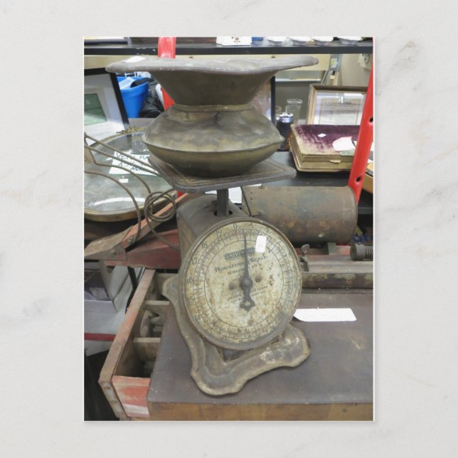 Postal Escala de antigüedades (Anverso)