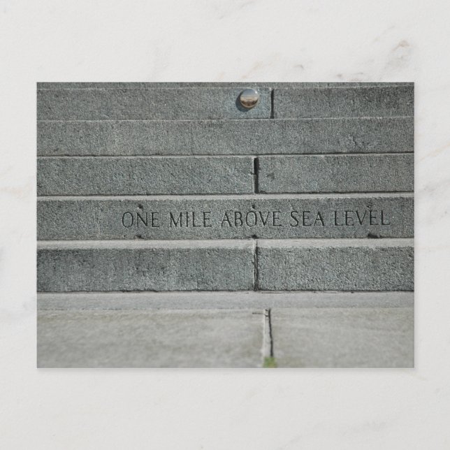 Postal Escala de capital de Colorado (Anverso)