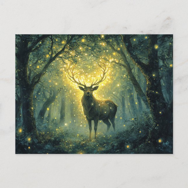Postal Escala en un bosque encantado (Anverso)