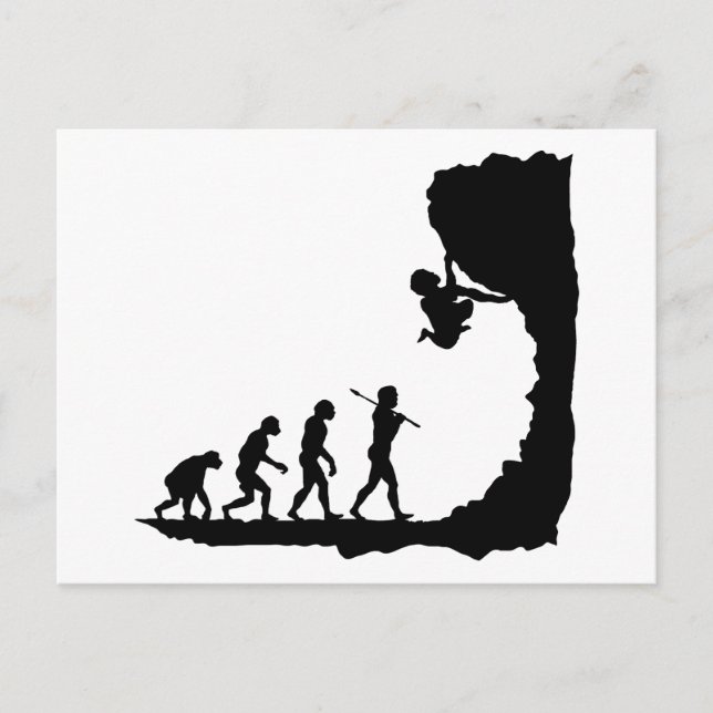Postal Escalada de rock (Anverso)