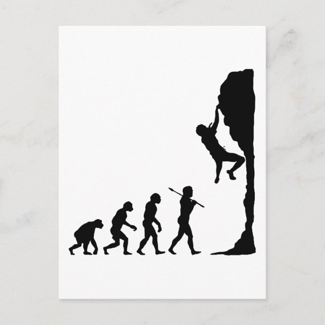 Postal Escalada de rock (Anverso)