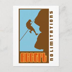 Postal Escalado No Aceptar Limitaciones