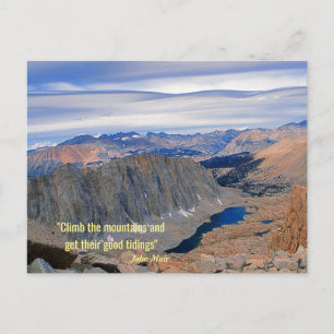 Postal Escalar las montañas