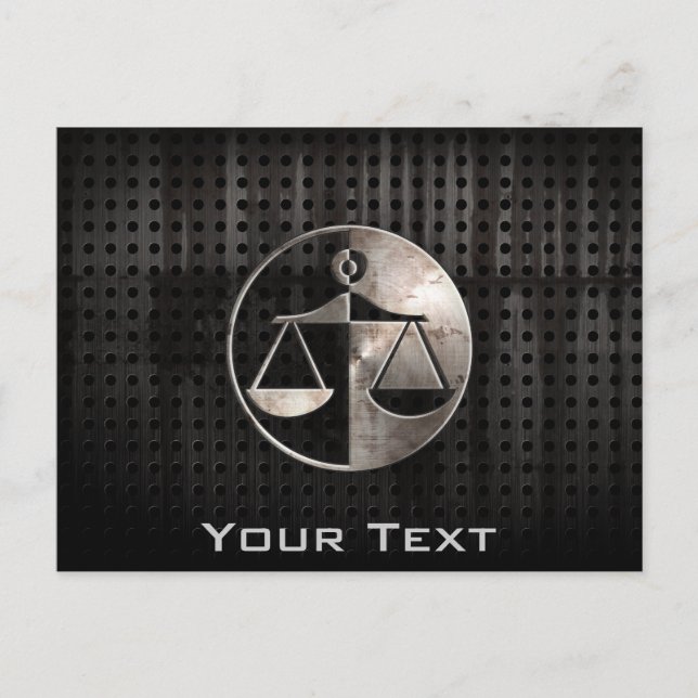 Postal Escalas de justicia reforzadas (Anverso)