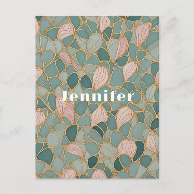 Postal Escalas místicas: Fantasía Pastel (Anverso)