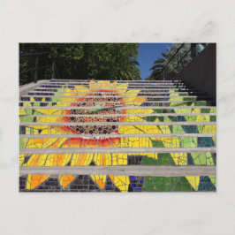 Postal Escalera de girasol