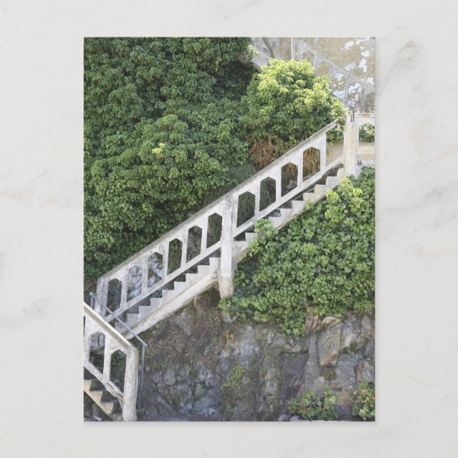 Postal Escalera de piedra (Anverso)