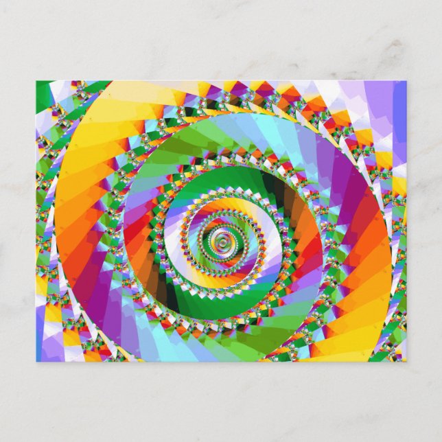 Postal Escalera de sueños (Anverso)