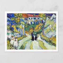 Postal Escalera de Van Gogh en Auvers (1890)