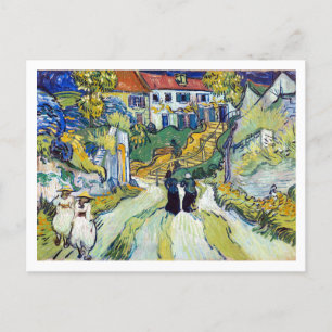 Postal Escalera de Van Gogh en Auvers (1890)