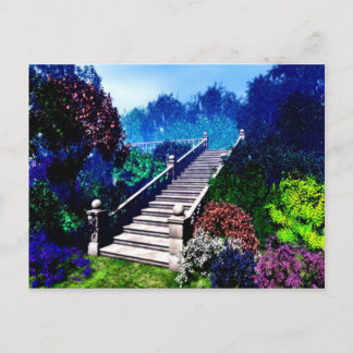 Postal Escalera hasta el paraíso