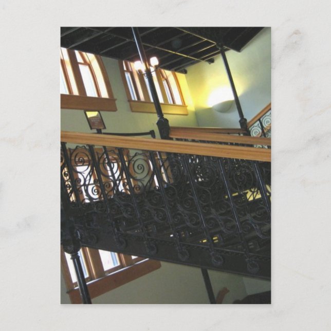 Postal Escalera perdida (Anverso)