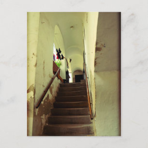 Postal Escalera romántica en Keszthely, Hungría