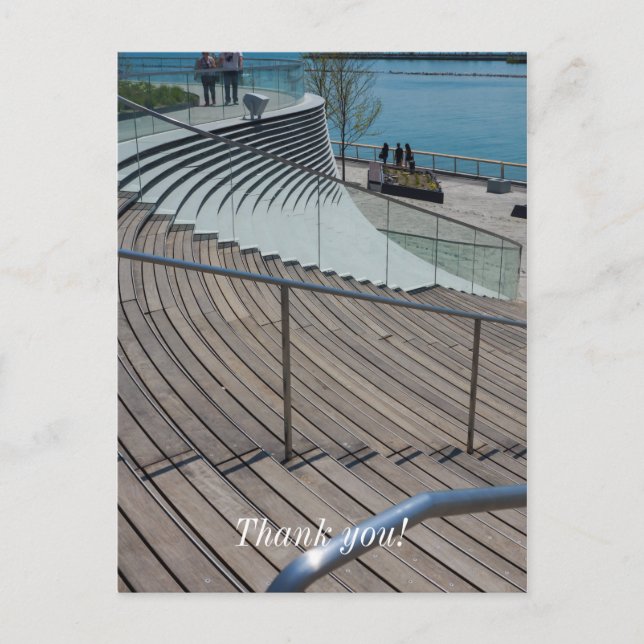 Postal Escaleras de muelle de la Marina (Anverso)