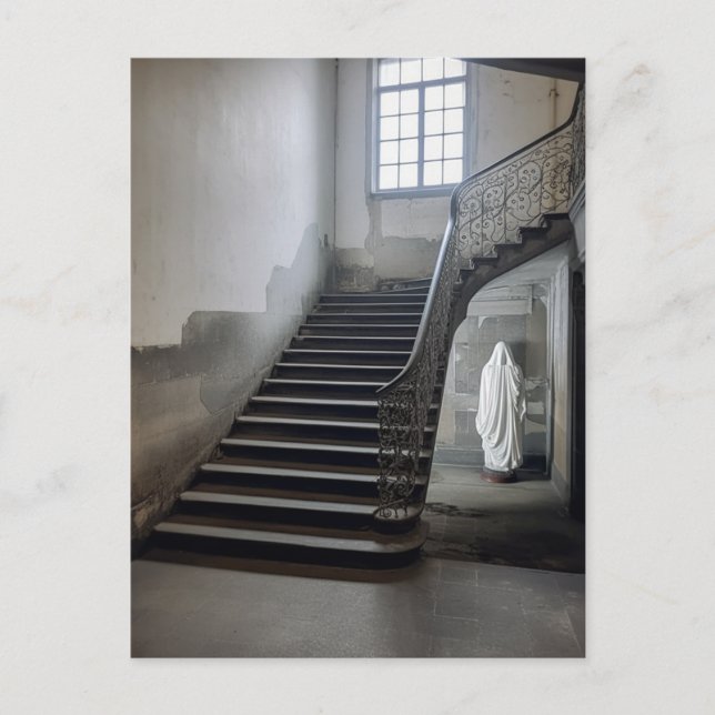Postal Escaleras Fantasmas Abandonadas (Anverso)
