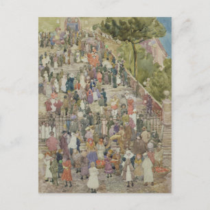 Postal Escalinata de Santa Maria Aracoeli, Roma