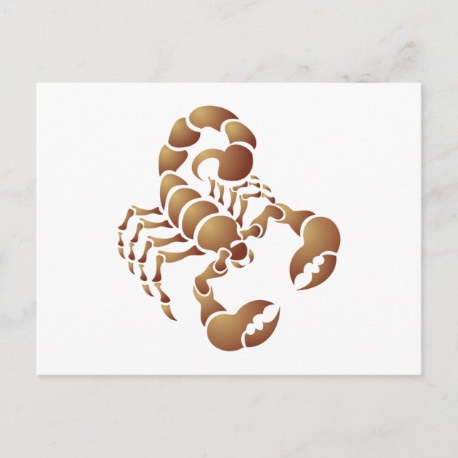 Postal Escándalo de Skorpion (Anverso)