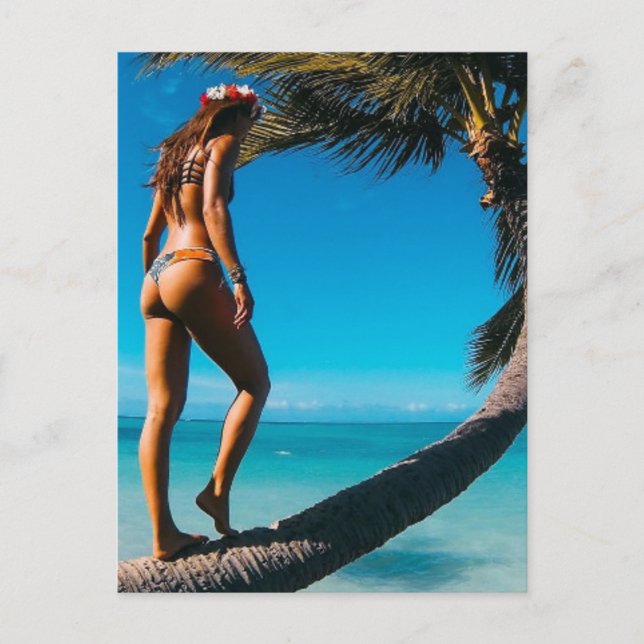 Postal Escapada tropical (Anverso)