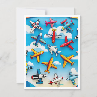 POSTAL " ESCAPADE AÉREO "