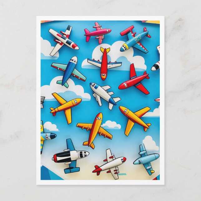 POSTAL " ESCAPADE AÉREO " (Anverso)