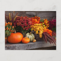 Escaparate de mesa de cosecha de otoño - Flores Ca