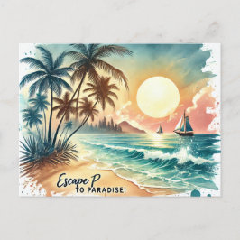 Postal ¡Escape al paraíso!